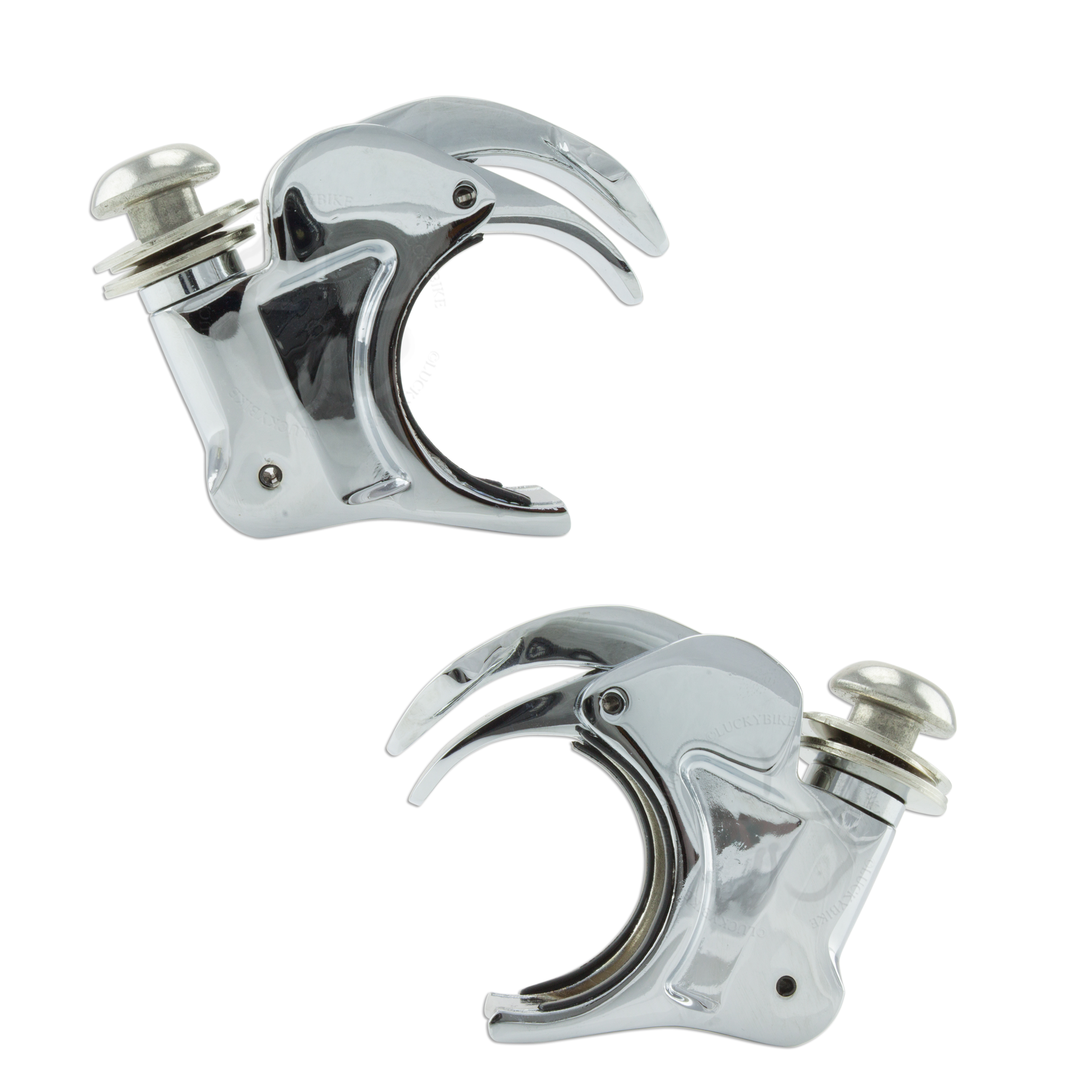 2x 41mm Quick Release Windshield Clamps Harley Davidson FXDWG 1450 Wide