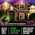 thumbnail image 2 of Startastic Laser Projector Lights Indoor Outdoor Holiday Star Lights for Christmas Halloween Waterproof, 2 of 5