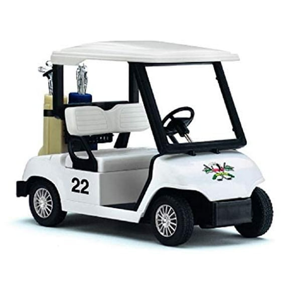 KiNSFUN Golf Cart 4½ Die Cast Metal Model Pullback Action Toy
