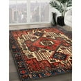 thumbnail image 3 of Ahgly Company Machine Washable Indoor Rectangle Traditional Dark Almond Brown Area Rugs, 7' x 9', 3 of 7