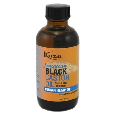 Kuza Jamaican Black Castor Oil Indian Hemp Oil Treatment 4oz (Pack of 3)