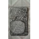 thumbnail image 2 of Nvzi Juego de alfombrillas de baño con relieve de guijarros, juego de tres piezas para inodoro, alfombrillas de baño absorbentes, limpiables y reutilizables para ducha (rojo vino)., 2 of 5