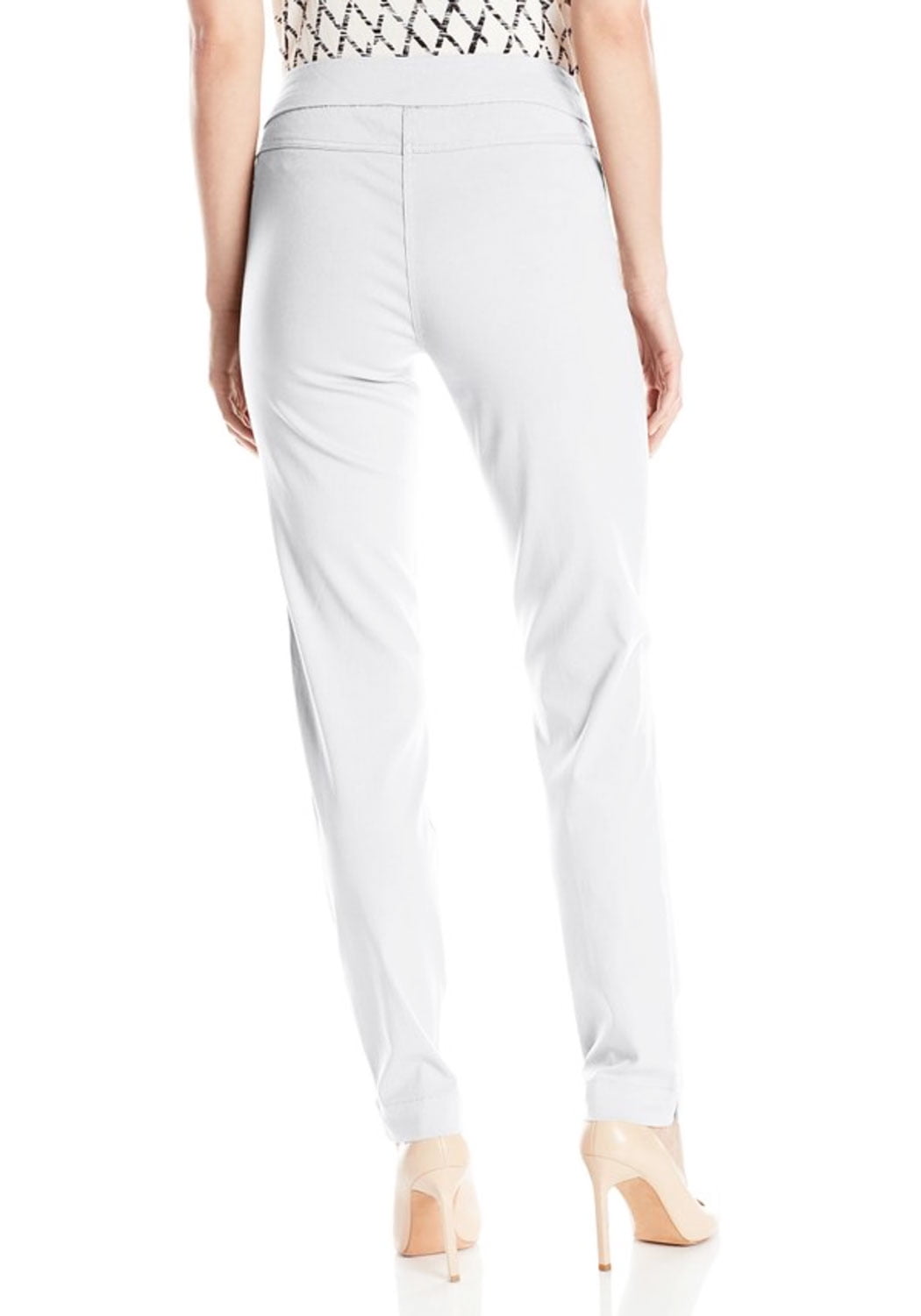 SLIM-SATION Womens Wide Band Pull on Print Walking Short with Real Pockets