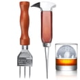 thumbnail image 1 of Juego De Picahielos De Trituradora De Hielo De Acero Inoxidable De 2-7,24 Pulgadas Y 6,8 Pulgadas Con Mango De Madera Trituradora De Hielo De Estilo Japonés Ideal Para Bares Y Hogar, 1 of 5