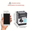 thumbnail image 2 of HLONK Electronic Coin Bank with Password Protection  ABS Material ATM Penny Bank  Suitable for Boys and Girls  Perfect Gift for Halloween  Thanksgiving  Christmas without Battery, 2 of 7