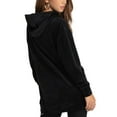 thumbnail image 2 of Juicy Couture Womens Embellished Oversized Hoodie, Black/S, 2 of 9