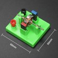 thumbnail image 4 of Modelo de generador de manivela de bricolaje, juguete de aprendizaje para niños (1 pieza, verde) JAMW Sencillez, 4 of 4