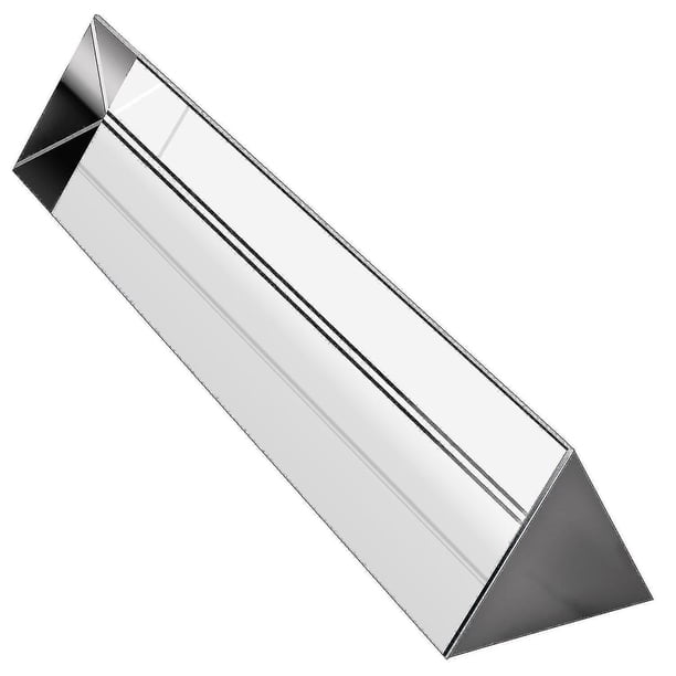 Prisma triangular de cristal óptico YONGSHENG 6 pulgadas para enseñar física del espectro de luz
