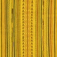 thumbnail image 1 of Ahgly Company Indoor Square Abstract Yellow Modern Area Rugs, 5' Square, 1 of 4