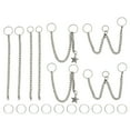 thumbnail image 3 of Braid Hair Accessories Assorted Dreadlocks Ring Hair Braid Ring Hair Ring Chains, 3 of 4