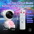 thumbnail image 5 of QCWQMYL White Astronaut Galaxy Projector for bedroom Nebula LED Lights for Room Ceiling Space Night Light Star Projector Galaxy Light 7.64", 5 of 8