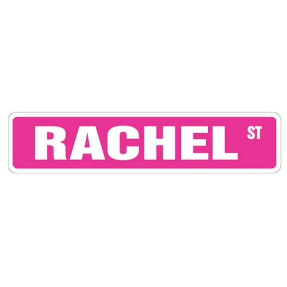 RACHEL Street Sign Childrens Name Room Sign | Indoor/Outdoor |  36" Wide