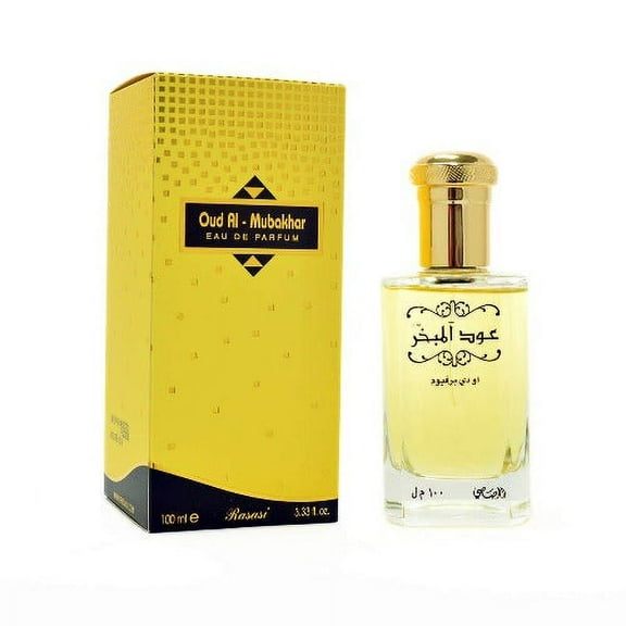 Rasasi Oudh Al Mubakkhar Eau De Parfum 3.3 Oz Unisex Fragrance Rasasi