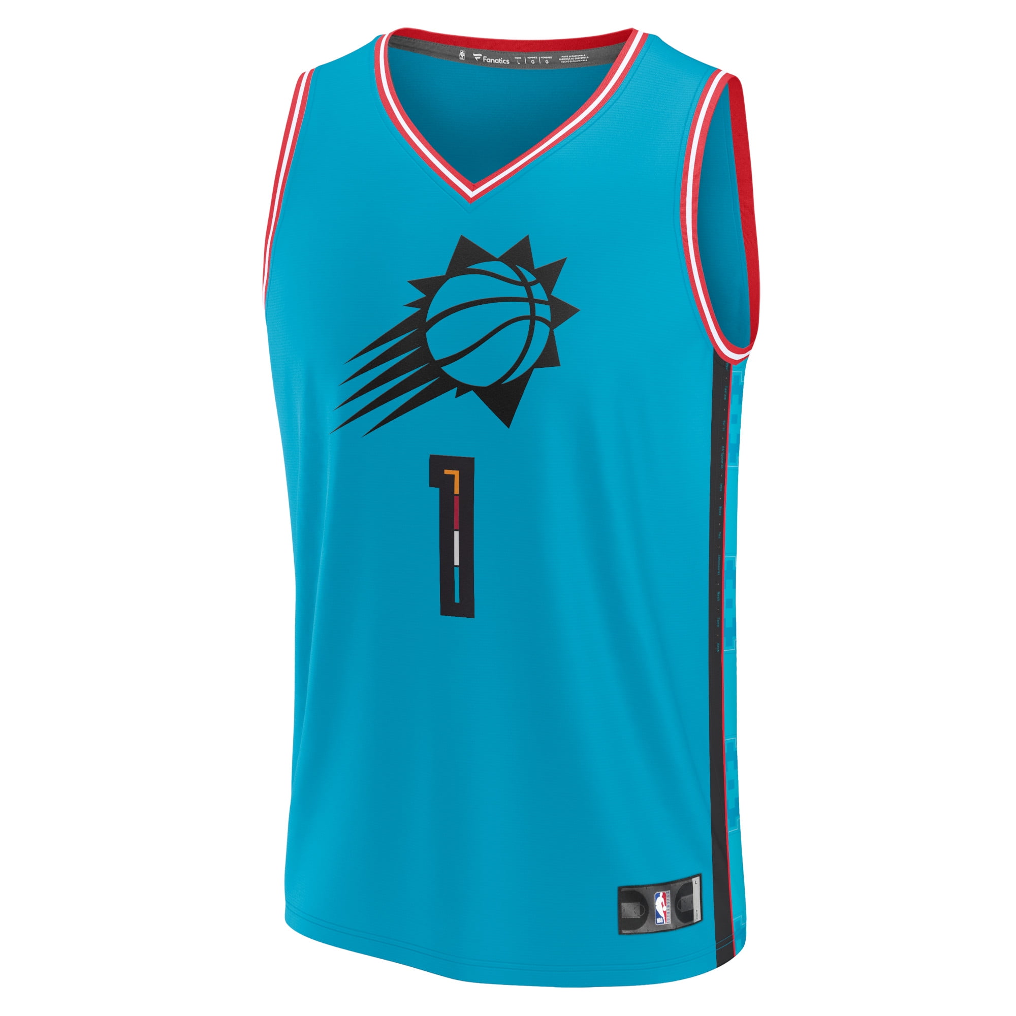 suns turquoise jersey