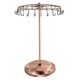 thumbnail image 1 of Soporte giratorio para collares, soporte de metal para collares, organizador para pulseras, pendientes, llaveros, anillos, exhibición de joyas, bronce de 13 pulgadas, 1 of 5