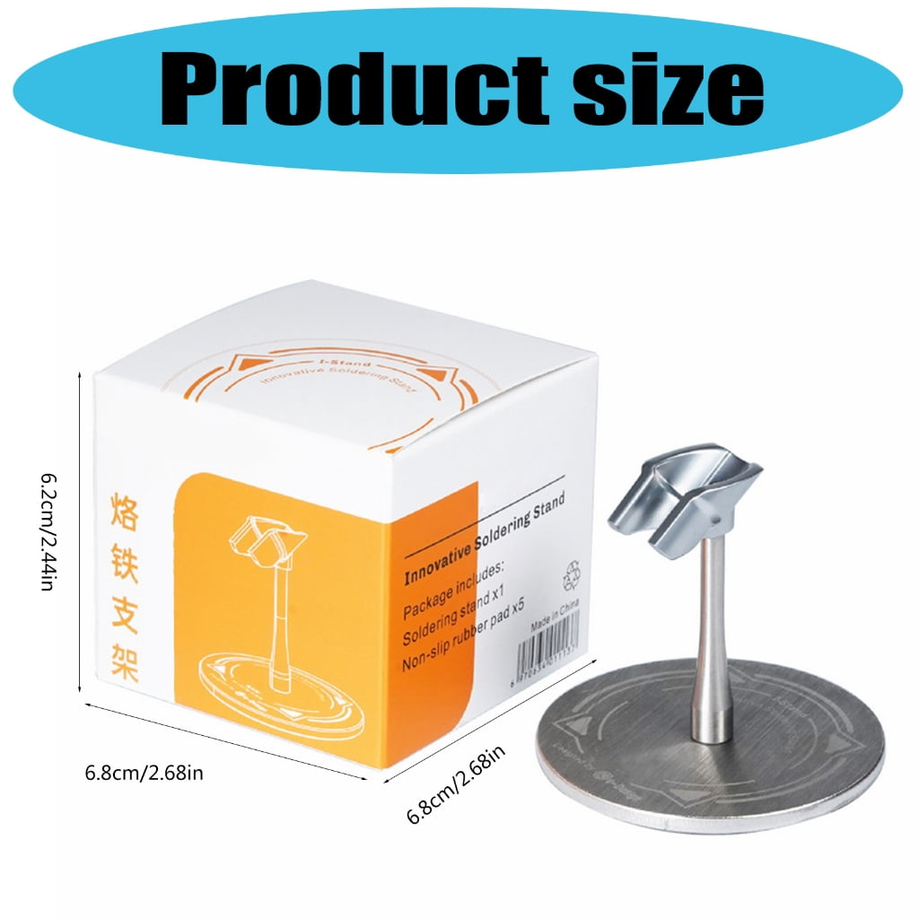 Heavy Duty Soldering Iron Stand With Slip Base Construction For Workshop And Outdoor Use