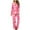 Pink, variant on Valentine's Day Pajamas for Women Long Sleeve Button Down Sleepwear Love Heart Print Soft Loungewear Pjs Set Festival Party Matching Pajamas