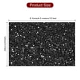 thumbnail image 2 of Lentejuelas Tela Negro, 5 Yardas Longitud 3.9 Pies Ancho Terciopelo Tela, Malla Tela Completo Brillo Lentejuelas Tela Costura para Artesanía Ropa Decoración, 2 of 6