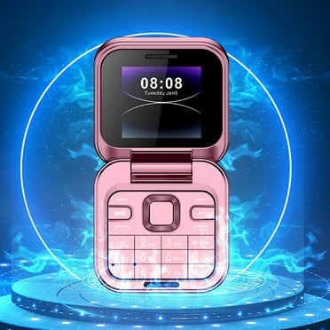 TOPRenddon Elderly People's Favorite, 2024 New Mini Flip Mobile Phone 2 SIM Card Small Display Foldable Cell Phone, Unlocked Flip Phone 2G Flip Cell Phone for Seniors