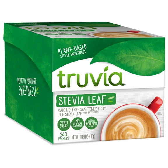 Truvia Original Calorie-Free Sweetener IEF31 from the Stevia Leaf Packets, 240 Count (16.9 oz Carton)