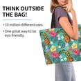 thumbnail image 2 of Disketp Pineapple Bolsa Tote Estampada para Mujer, Bolso de Hombro y de Mano para Compras y Viajes, 2 of 8