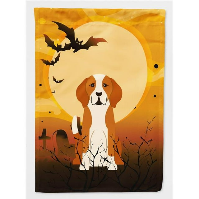 Carolines Treasures BB4376CHF Halloween Anglais Foxhound Drapeau Toile Maison Taille