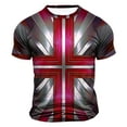 thumbnail image 1 of WAENQINLA T-Shirts Graphiques 3D pour Hommes Mode Croix Imprimée Décontractée Manches Courtes Tee Léger Col Rond Muscle Shirt, 1 of 4