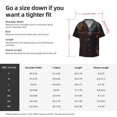 thumbnail image 5 of Fotbe Cool Skull Western Cowboy Camisa Estampada de Manga Corta para Hombre, Casual de Verano, Estilo Playero, Sin Arrugas-X-Large, 5 of 5