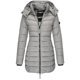 thumbnail image 3 of Winter Warm Cotton Jackets Medium Length Hood Slim Style Jackets Thick Loose Stylish Simple Casual Coat for Women New, 3 of 5