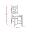 thumbnail image 2 of Pemberly Row Farmhouse 60"7PC Counter Set in Espresso Finish, 2 of 13