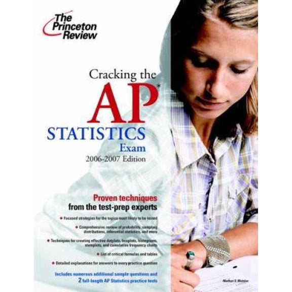 Pre-Owned Cracking the AP Statistics Exam, 2006-2007 Edition (College Test Preparation) (Paperback) 037576531X 9780375765315