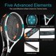 thumbnail image 3 of Raquetas de Tenis OPPUM Blancas Profesionales de 27 Pulgadas para Jugadores Principiantes e Intermed, 3 of 6