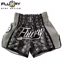 black, variant on FLUORY Muay Thai Shorts Boxing Shorts Free Combat Mixed Martial Arts Boxing Training Match Pants Snakeskin Grain