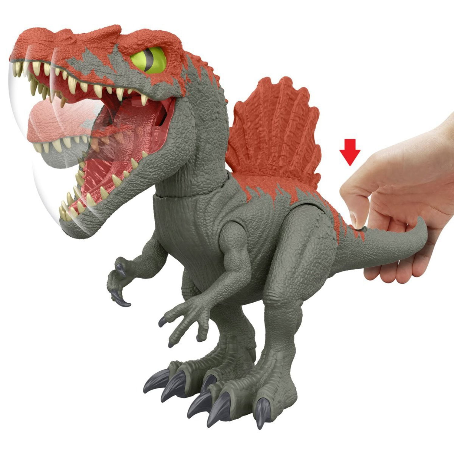 Mattel Collectible Child Spinosaurus Action Figures, Jurassic World