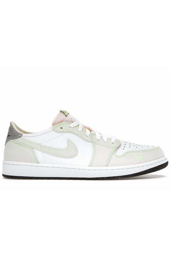 Men's 1 Retro Low White Ghost Green Black Shoes, from StockX