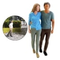 thumbnail image 3 of 1/64 Personajes Pequeña Pareja Figura Personas Mesa de Arena Escenario Diorama Accesorios Azul, 3 of 9