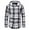 Gray, variant on DDAPJ pyju Men's Flannel Hoodie Jacket Clearance Sale,Slim Fit Stretch Plaid Shirt Jackets Long Sleeve Drawstring Shacket Jacket Casual Button Down Outwear Tops
