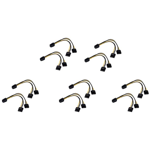 Hembra de 6 pines al cable Ide masculino de Molex de 4 pines/hembra de 6 pines al Pin múltiple del cable Ide de Molex/6 al topo