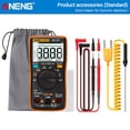 thumbnail image 4 of ANENG AN8009 RANGO AUTOMÁTICO AUTOMÁTICO LCD Multímetro Multímetro Tester Voltímetro AMMETER METER PORTÁPERA PROFESIONAL Detector de mano Orange Inevent TO001278-01, 4 of 7