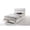 White, variant on White synthetic wood queen storage bed / 8 - 10" recommended mattress thickness