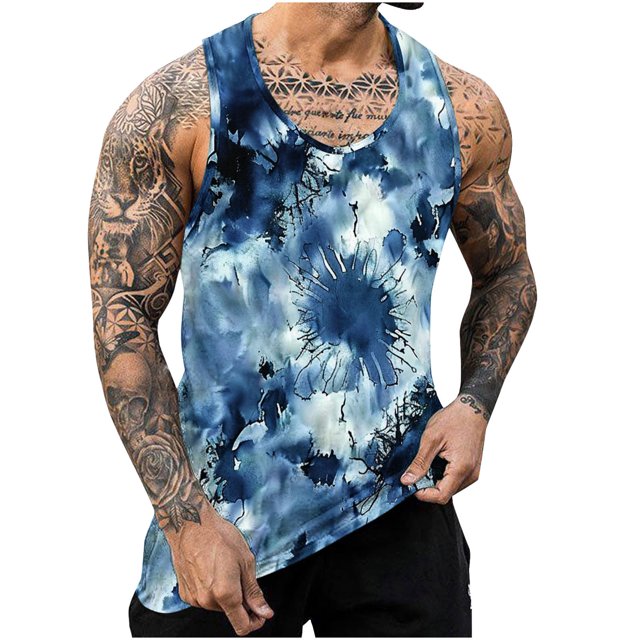 Camiseta Deportiva de Cuello Redondo de Secado Transpirable para Vestir Casual Y Gimnasio, Camiseta Atlética sin Mangas para el Verano