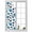 Blue, variant on Blue Paw Print Window Privacy Film, Black Animals Cat Dog Colored Cartoon Static Cling UV Sun Blocking Heat Control Window Tint Day and Night, Non-Adhesive One Way Windows Privacy Cover 23.6''x59''