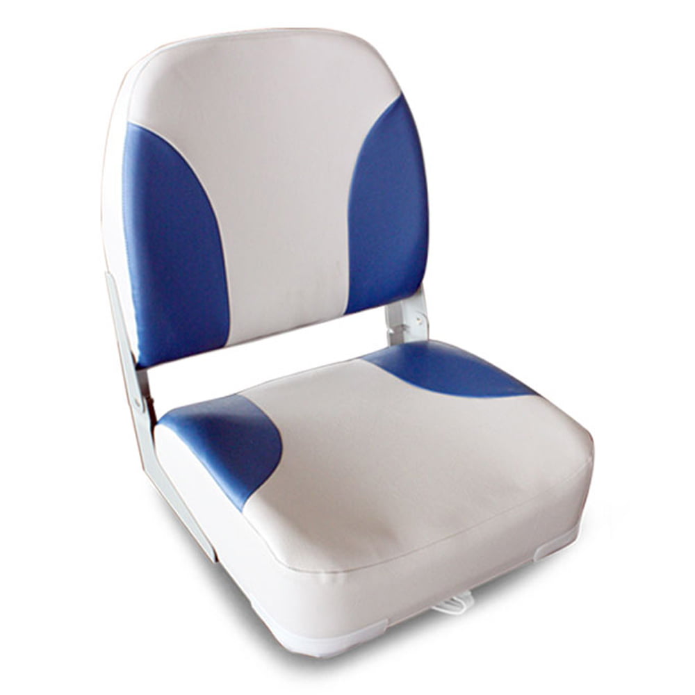 1 Seat Leader Accessories New Blue Folding Marine Boat Seat