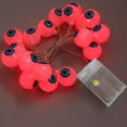 thumbnail image 5 of Halloween String Lights Battery Operated 3.9 Feet 10 LED Pink Eyes Lights with Timer - 8 Light Modes Halloween Decorations Lights Indoor Outdoor Cute Halloween Party Decor (Upgrade), 5 of 8