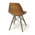 thumbnail image 2 of Medium Brown Leather Dining Chair, 2 of 6