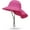 Rose Red, variant on Toddler Kids Baby Girls Boys Sun Hat Summer UPF 50+ UV Protection Caps Wide Brim Neck Flap Beach Play Fishing Hats Rose Red 3-7 Years