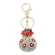 thumbnail image 1 of Llavero de cristal de de imitación Flor de ciruela Bolsa de dinero Rojo, 1 of 2