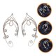 thumbnail image 5 of unbranded 1Par Ear Cuffs De Cobre Multicolor Para Mujer Sin Perforación Cómodo Y Para Decorar, 5 of 8