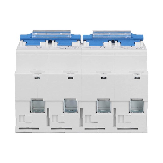 Interruptor de enclavamiento de Potencia Capacidad de Ruptura 10ka Instalacia de Riel Mini Interruptor de Transferencia Manual de Potencia Dual AC450V