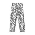 thumbnail image 4 of Kdxio Hand Drawn Snake Print Men's Sleep Pajama Pant Lounge Pants with Pockets, 4 of 8